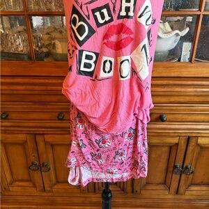 Mean Girls Two-Piece Pajama Set-Burn Book